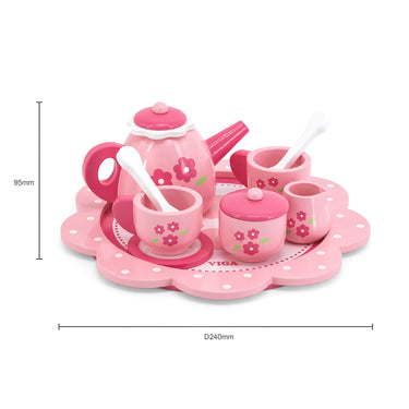 Wooden Tea Set
